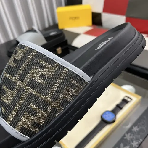 Replica Fendi Slippers For Men #1481156 $60.00 USD for Wholesale