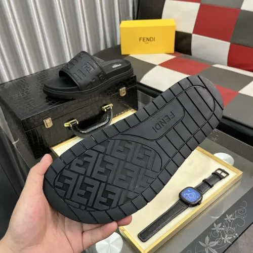 Replica Fendi Slippers For Men #1481158 $60.00 USD for Wholesale