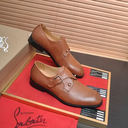 Replica Christian Louboutin Leather Shoes For Men #1481313 $112.00 USD for Wholesale