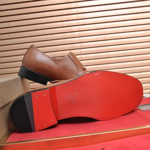 Replica Christian Louboutin Leather Shoes For Men #1481313 $112.00 USD for Wholesale