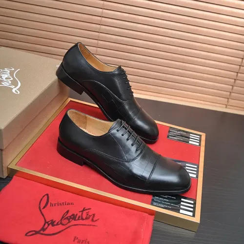 Replica Christian Louboutin Leather Shoes For Men #1481315 $112.00 USD for Wholesale