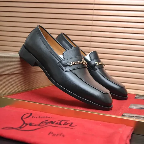 Replica Christian Louboutin Leather Shoes For Men #1481316 $112.00 USD for Wholesale