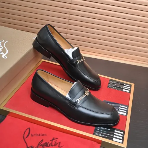 Replica Christian Louboutin Leather Shoes For Men #1481316 $112.00 USD for Wholesale