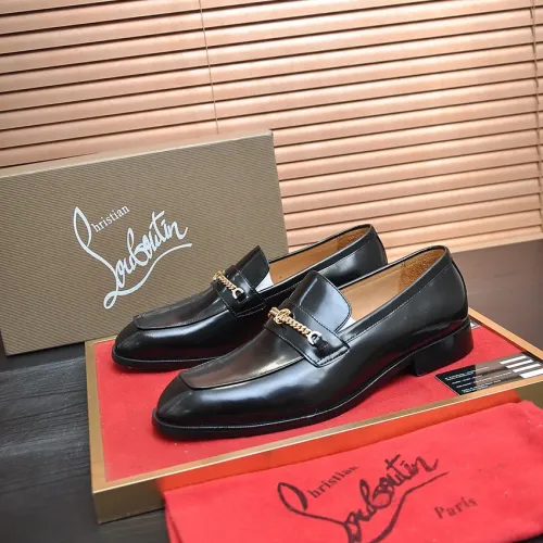 Wholesale Christian Louboutin Leather Shoes For Men #1481317 $112.00 USD, Wholesale Quality Replica Christian Louboutin Leather Shoes