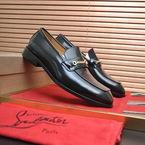Replica Christian Louboutin Leather Shoes For Men #1481317 $112.00 USD for Wholesale