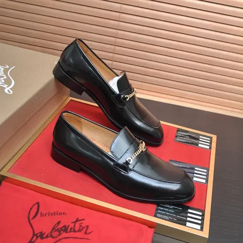 Replica Christian Louboutin Leather Shoes For Men #1481317 $112.00 USD for Wholesale