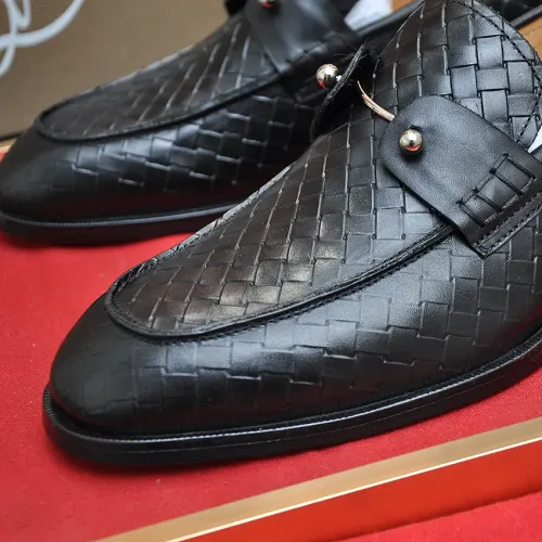 Replica Christian Louboutin Leather Shoes For Men #1481318 $112.00 USD for Wholesale