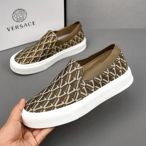 Wholesale Versace Casual Shoes For Men #1481351 $80.00 USD, Wholesale Quality Replica Versace Casual Shoes