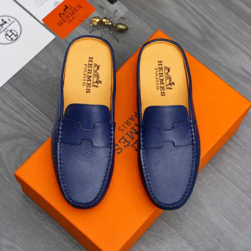Replica Hermes Slippers For Men #1481394 $68.00 USD for Wholesale