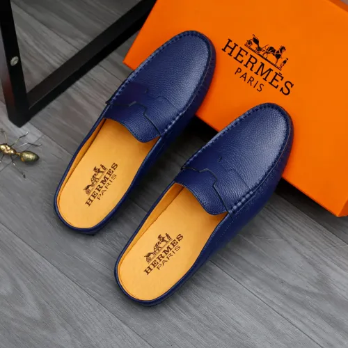 Replica Hermes Slippers For Men #1481394 $68.00 USD for Wholesale