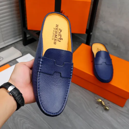 Replica Hermes Slippers For Men #1481394 $68.00 USD for Wholesale