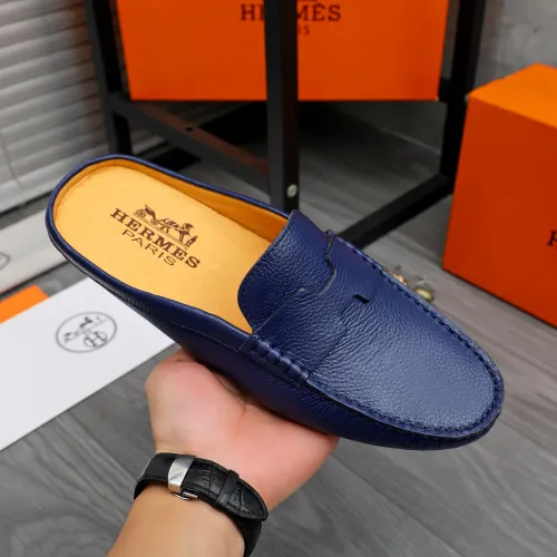 Replica Hermes Slippers For Men #1481394 $68.00 USD for Wholesale