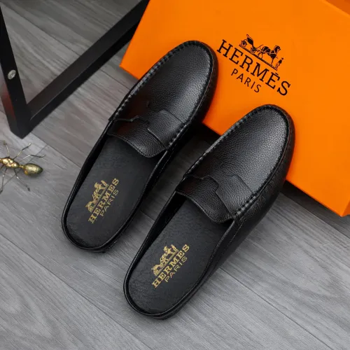 Replica Hermes Slippers For Men #1481396 $68.00 USD for Wholesale