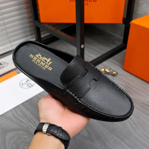 Replica Hermes Slippers For Men #1481396 $68.00 USD for Wholesale