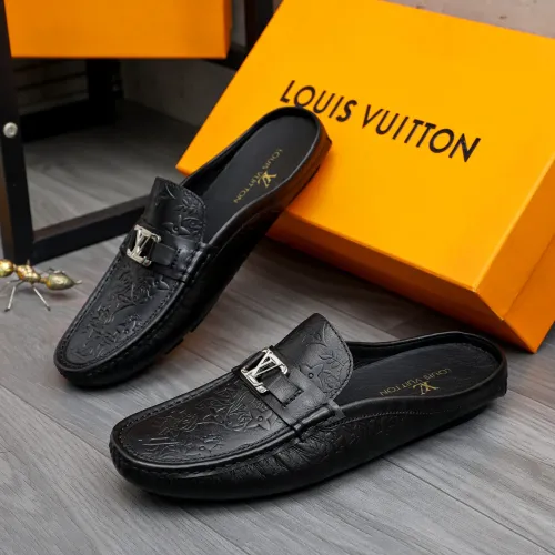 Wholesale Louis Vuitton Slippers For Men #1481401 $68.00 USD, Wholesale Quality Replica Louis Vuitton Slippers