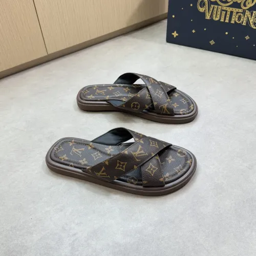 Replica Louis Vuitton Slippers For Men #1481409 $64.00 USD for Wholesale