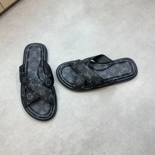 Replica Louis Vuitton Slippers For Men #1481410 $64.00 USD for Wholesale