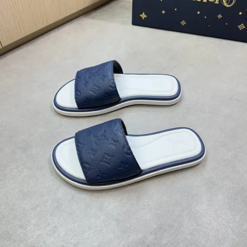 Wholesale Louis Vuitton Slippers For Men #1481413 $64.00 USD, Wholesale Quality Replica Louis Vuitton Slippers
