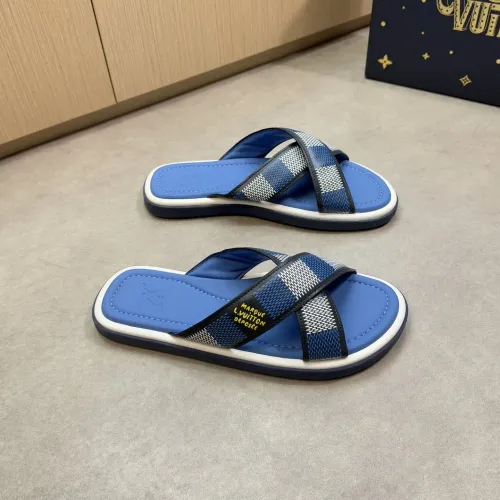 Replica Louis Vuitton Slippers For Men #1481415 $64.00 USD for Wholesale