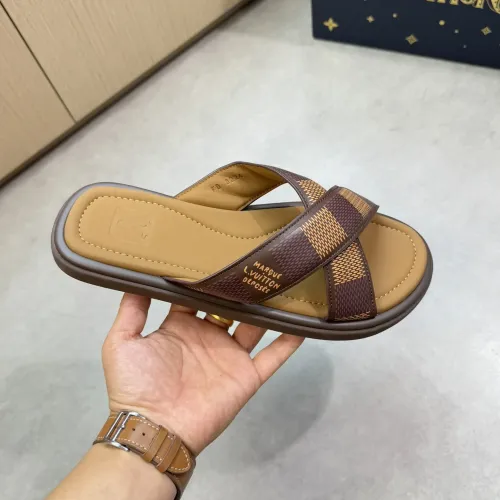 Replica Louis Vuitton Slippers For Men #1481416 $64.00 USD for Wholesale