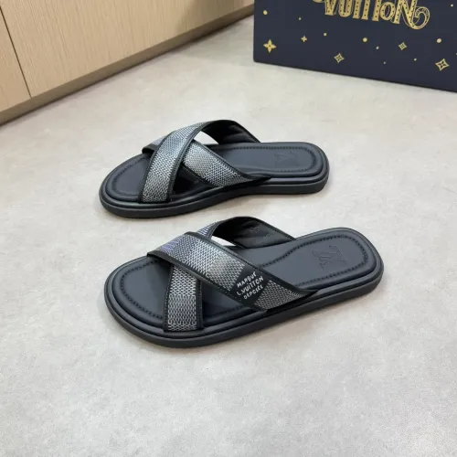 Wholesale Louis Vuitton Slippers For Men #1481417 $64.00 USD, Wholesale Quality Replica Louis Vuitton Slippers
