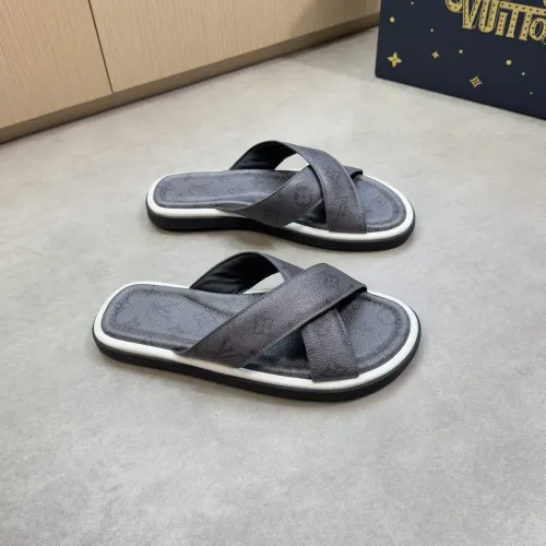 Replica Louis Vuitton Slippers For Men #1481418 $64.00 USD for Wholesale