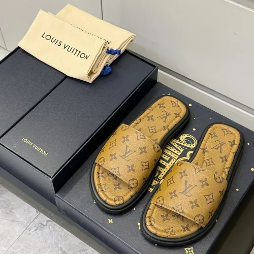 Wholesale Louis Vuitton Slippers For Men #1481420 $64.00 USD, Wholesale Quality Replica Louis Vuitton Slippers