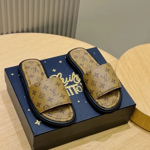 Replica Louis Vuitton Slippers For Men #1481420 $64.00 USD for Wholesale