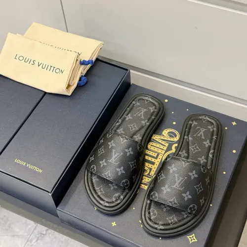 Wholesale Louis Vuitton Slippers For Men #1481422 $64.00 USD, Wholesale Quality Replica Louis Vuitton Slippers