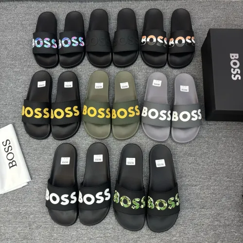 Replica Boss Slippers For Men #1481459 $45.00 USD for Wholesale