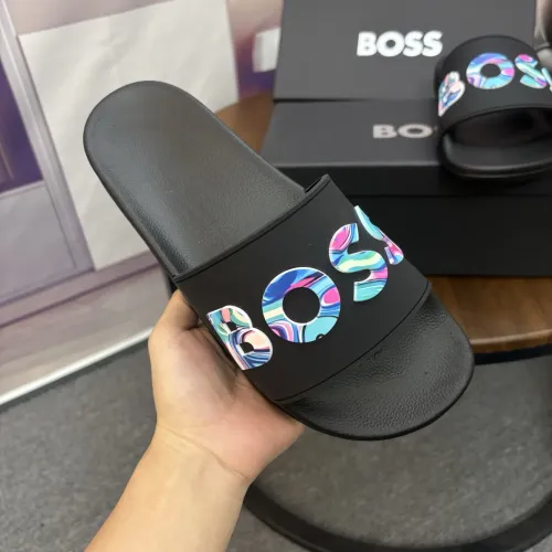 Replica Boss Slippers For Men #1481464 $45.00 USD for Wholesale