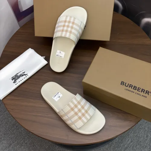 Replica Burberry Slippers For Men #1481473 $45.00 USD for Wholesale