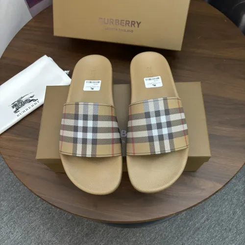 Replica Burberry Slippers For Men #1481475 $45.00 USD for Wholesale