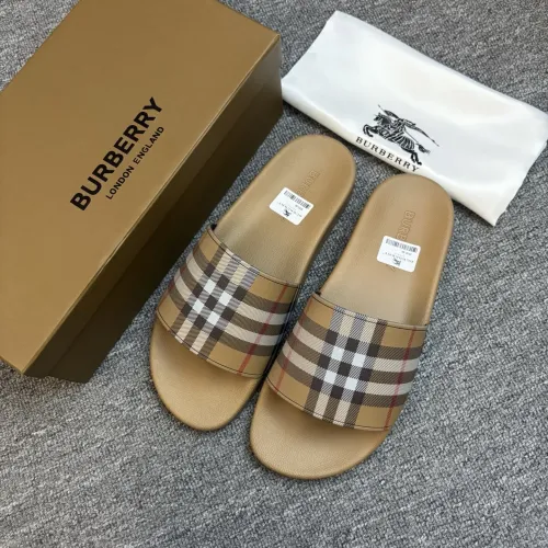 Replica Burberry Slippers For Men #1481475 $45.00 USD for Wholesale