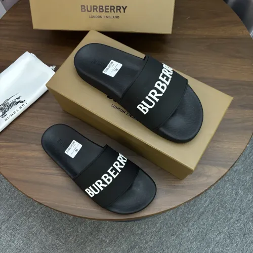 Replica Burberry Slippers For Men #1481498 $45.00 USD for Wholesale