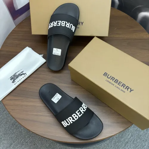 Replica Burberry Slippers For Men #1481498 $45.00 USD for Wholesale