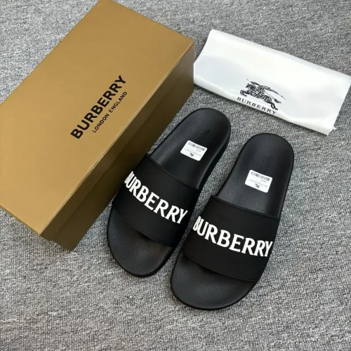 Replica Burberry Slippers For Men #1481498 $45.00 USD for Wholesale
