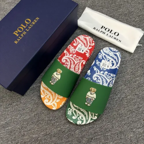 Replica Ralph Lauren Polo Slippers For Men #1481547 $45.00 USD for Wholesale