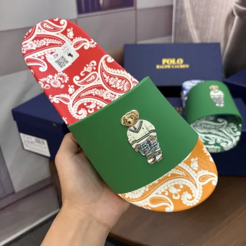 Replica Ralph Lauren Polo Slippers For Men #1481547 $45.00 USD for Wholesale