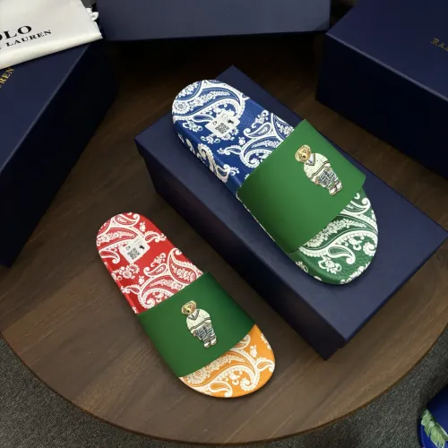 Replica Ralph Lauren Polo Slippers For Men #1481547 $45.00 USD for Wholesale