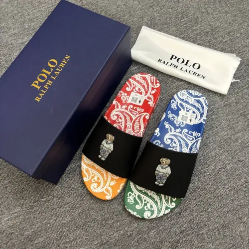 Replica Ralph Lauren Polo Slippers For Men #1481549 $45.00 USD for Wholesale