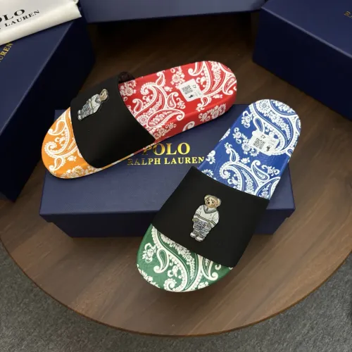 Replica Ralph Lauren Polo Slippers For Men #1481549 $45.00 USD for Wholesale