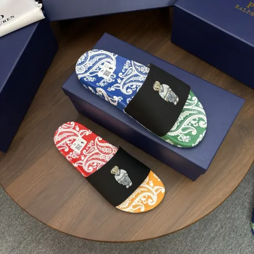 Replica Ralph Lauren Polo Slippers For Men #1481549 $45.00 USD for Wholesale