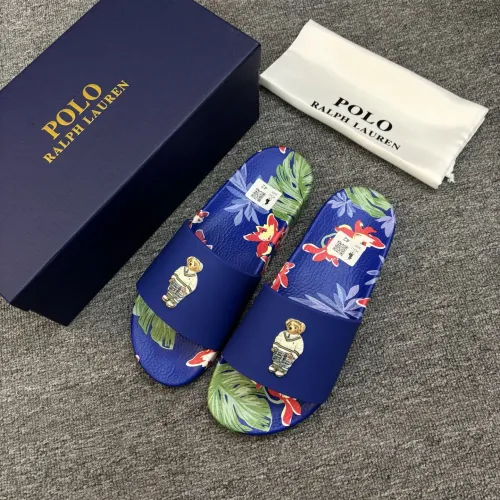 Replica Ralph Lauren Polo Slippers For Men #1481550 $45.00 USD for Wholesale
