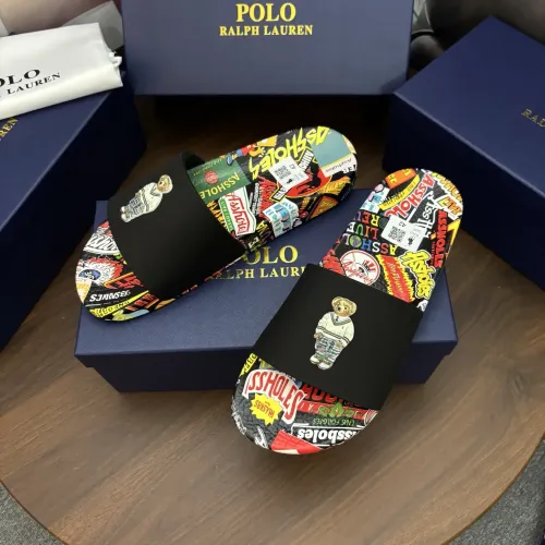 Replica Ralph Lauren Polo Slippers For Men #1481552 $45.00 USD for Wholesale