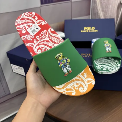 Replica Ralph Lauren Polo Slippers For Men #1481553 $45.00 USD for Wholesale