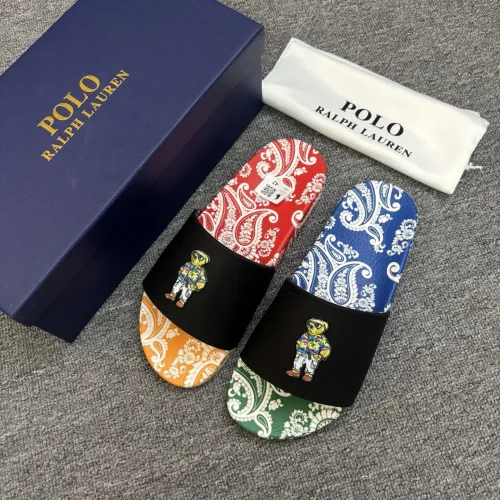 Replica Ralph Lauren Polo Slippers For Men #1481554 $45.00 USD for Wholesale