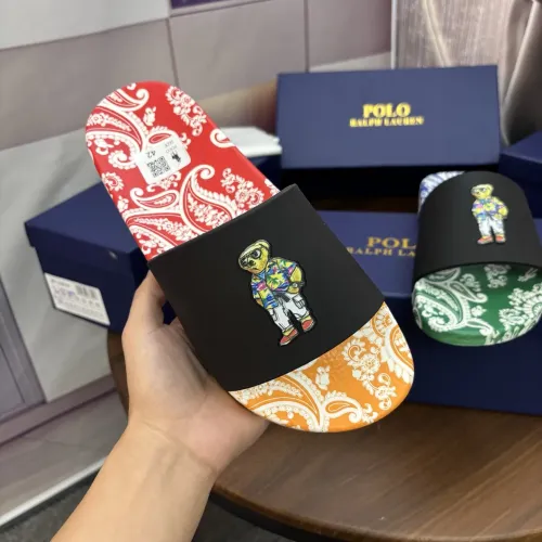 Replica Ralph Lauren Polo Slippers For Men #1481554 $45.00 USD for Wholesale