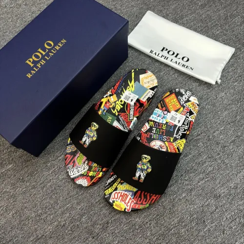 Replica Ralph Lauren Polo Slippers For Men #1481555 $45.00 USD for Wholesale