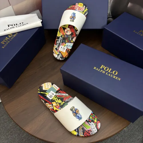 Replica Ralph Lauren Polo Slippers For Men #1481558 $45.00 USD for Wholesale